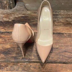 Christian Louboutin So Kate Pump Patent Tan 36 / 6